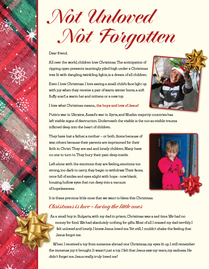 Support persecuted Christians at Christmas